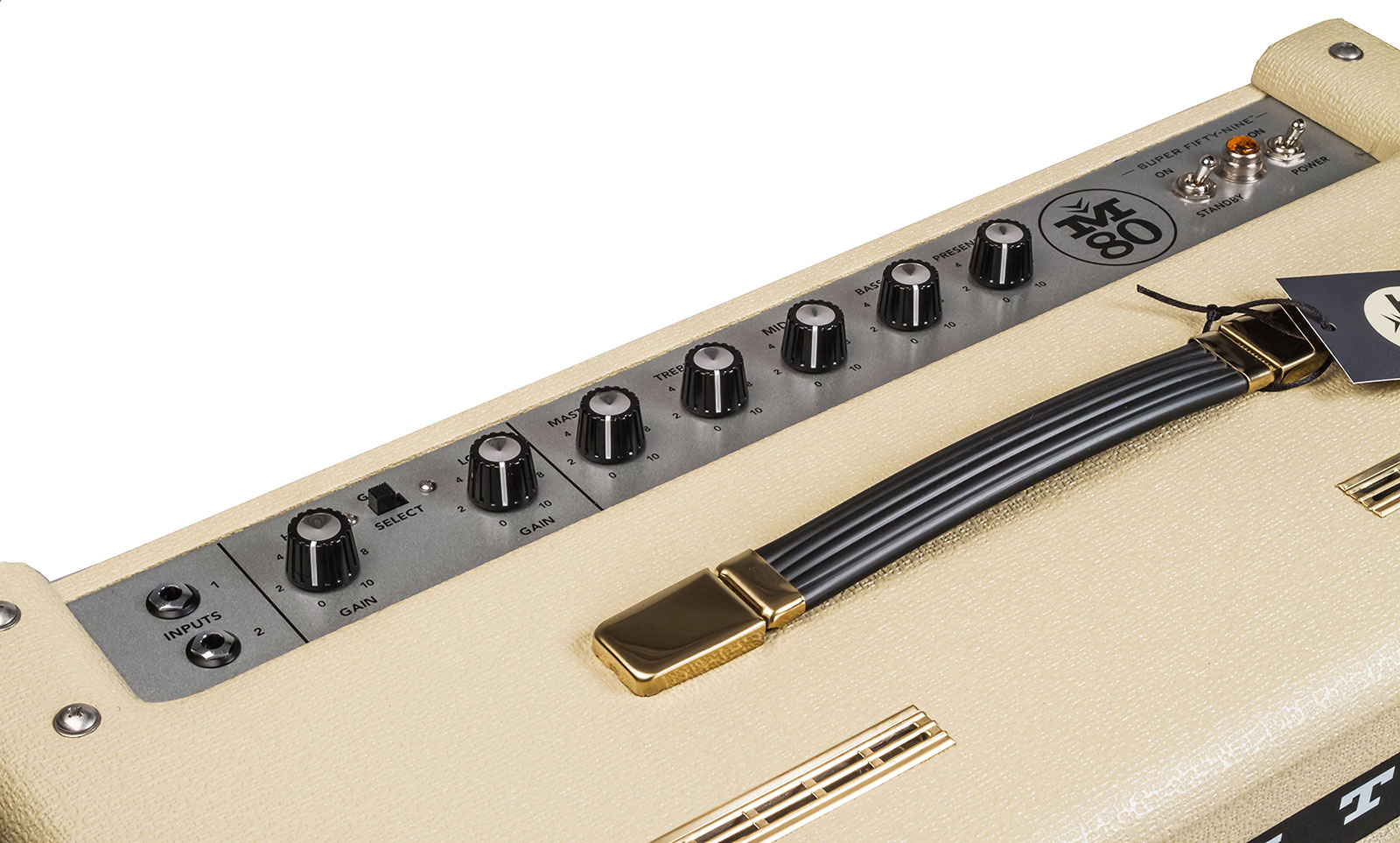 Magnatone Master Collection Super Fifty-nine M-80 Combo 45w 1x12 Gold - Ampli Guitare Électrique Combo - Variation 2