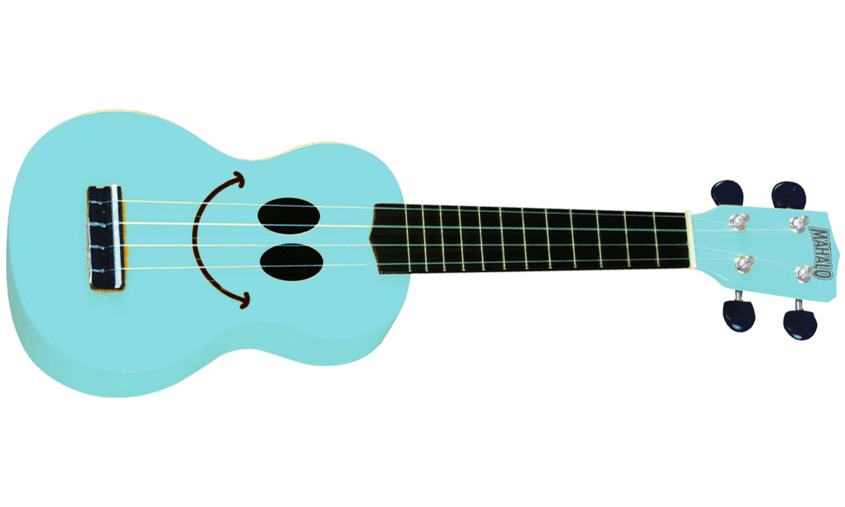 Mahalo U-smile Lbl Soprano - Light Blue - UkulÉlÉ - Variation 1