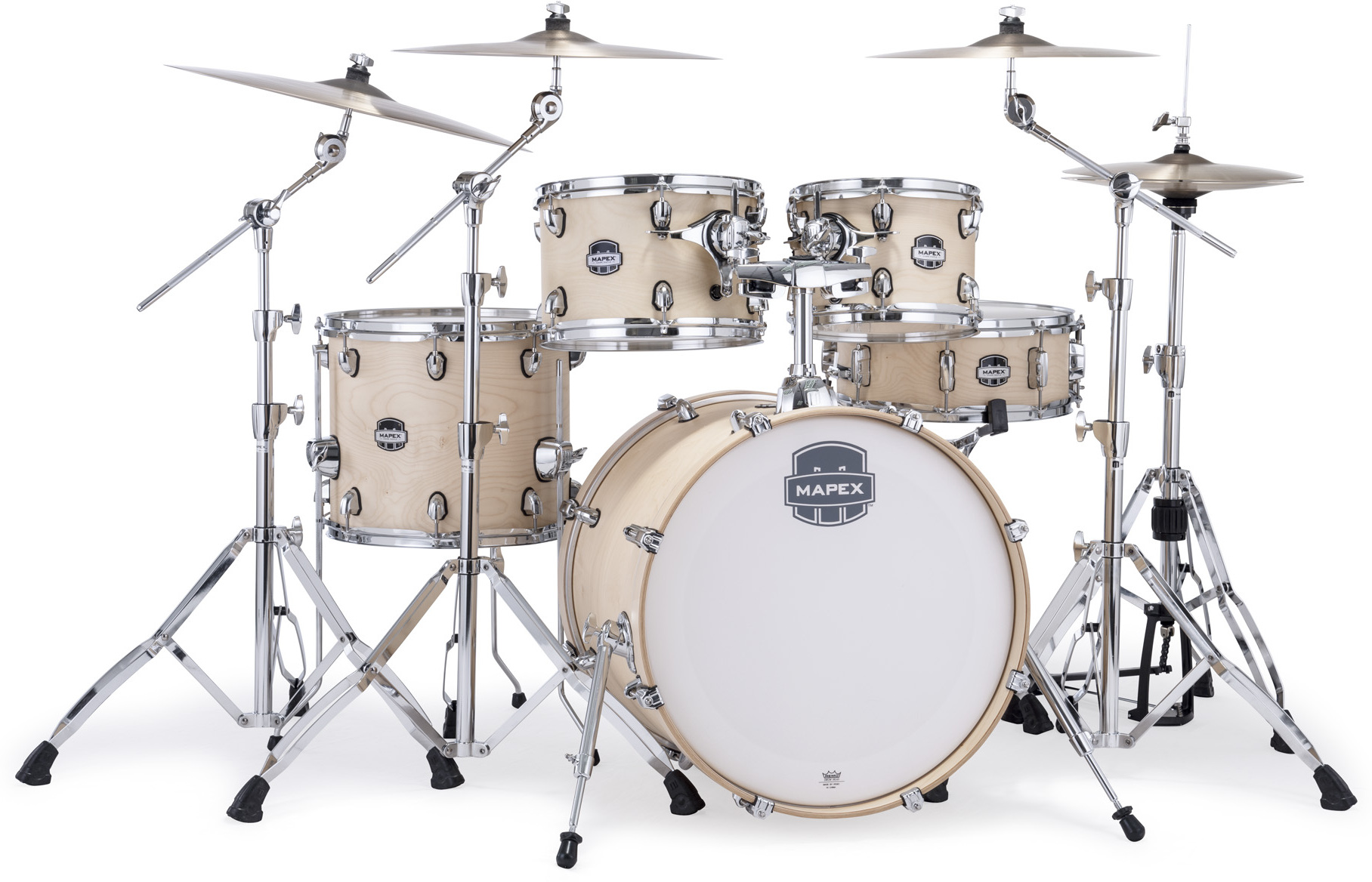 Mapex Mars Maple 20'' / 5f - 5 FÛts - Natural Satin - Batterie Acoustique Fusion - Main picture