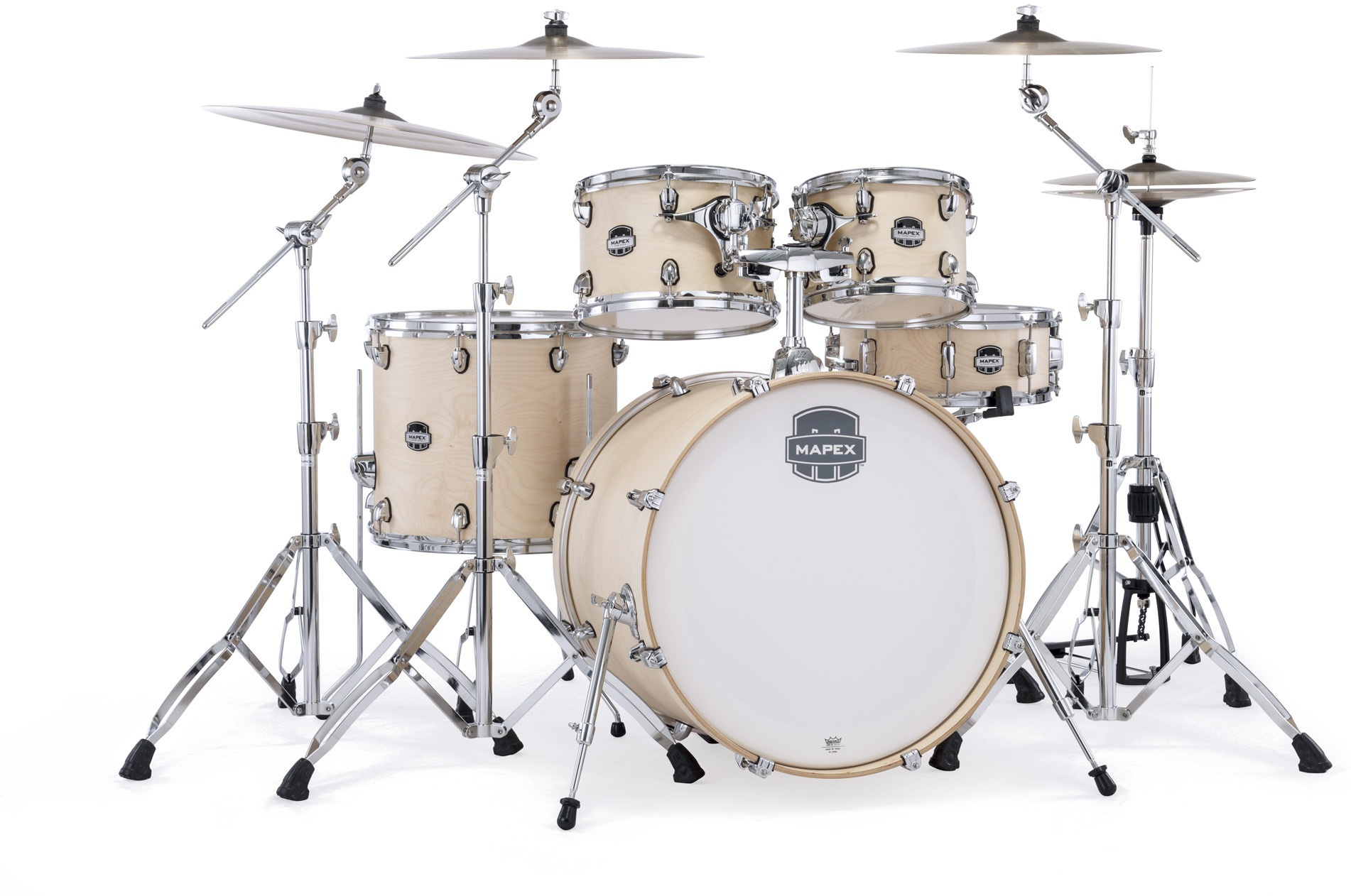 Mapex Mars Maple 22'' / 5f - 5 FÛts - Natural Satin - Batterie Acoustique Rock - Main picture