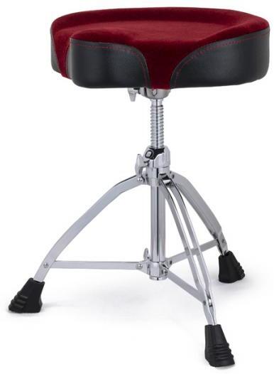 Mapex Siege Batteur Moto Velours Rouge T865ser - SiÈge Batterie - Main picture