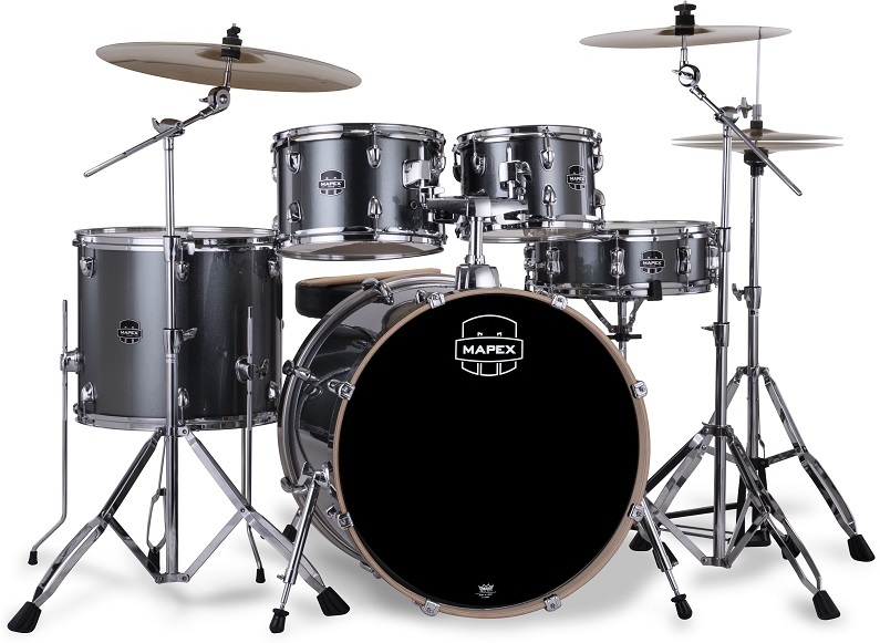 Mapex Venus Rock 22'' - 5 FÛts - Steel Blue Metallic - Batterie Acoustique Rock - Main picture