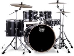 Batterie acoustique rock Mapex Venus Rock 22'' - 5 fûts - Black galaxy sparkle