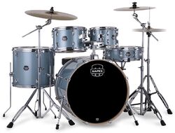 Batterie acoustique rock Mapex Venus Rock 22'' - 5 fûts - Aqua blue sparkle