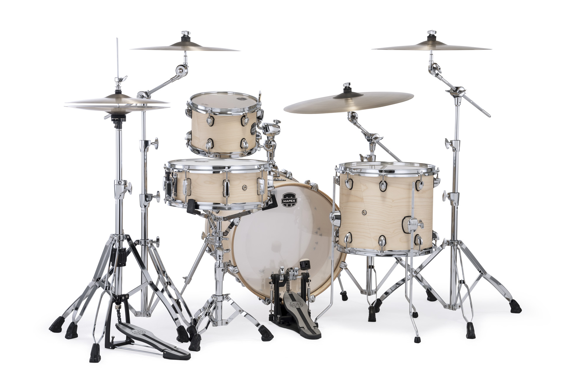 Mapex Mars Maple 18'' / 4f - 4 FÛts - Natural Satin - Batterie Acoustique Jazz - Variation 2