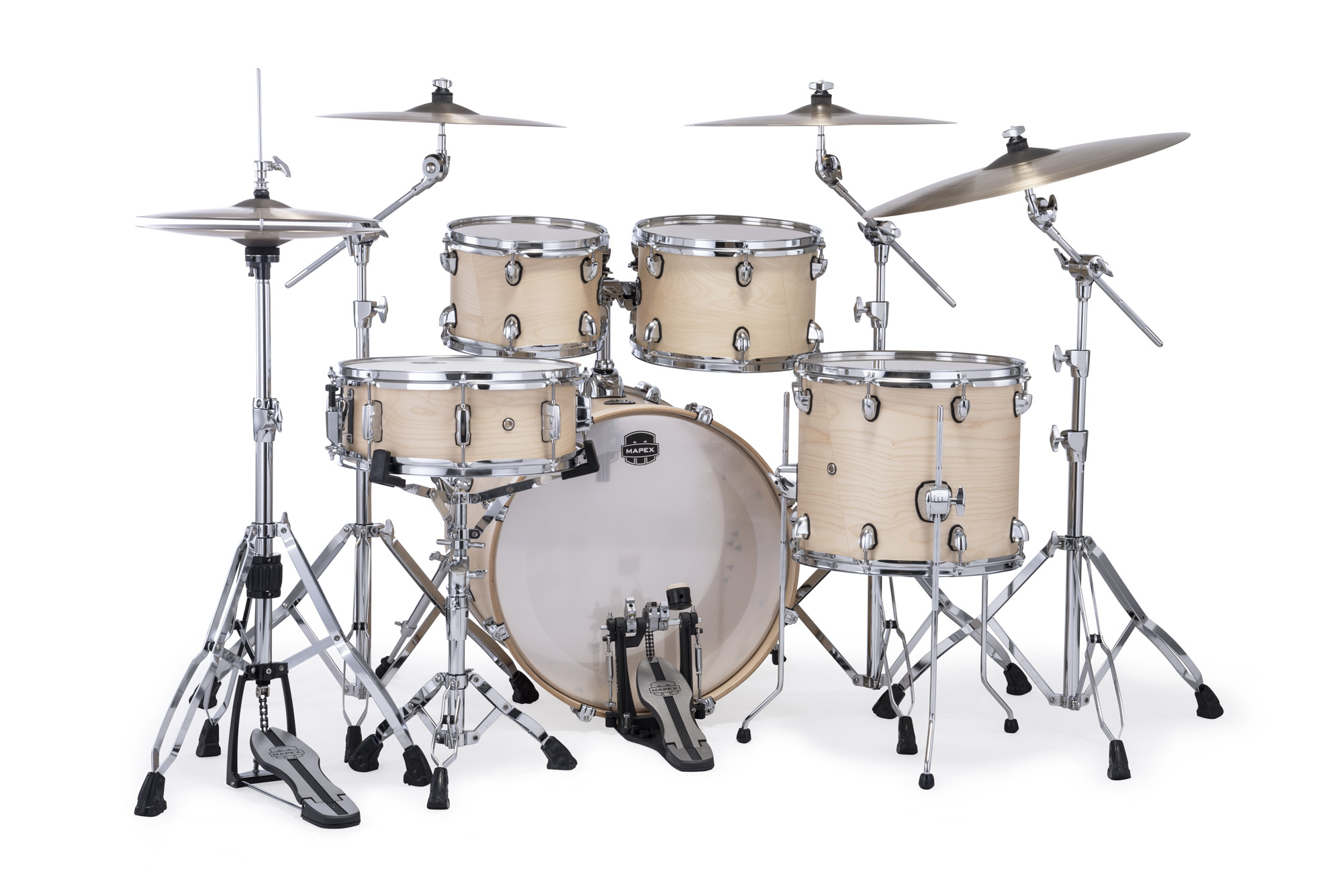 Mapex Mars Maple 20'' / 5f - 5 FÛts - Natural Satin - Batterie Acoustique Fusion - Variation 2