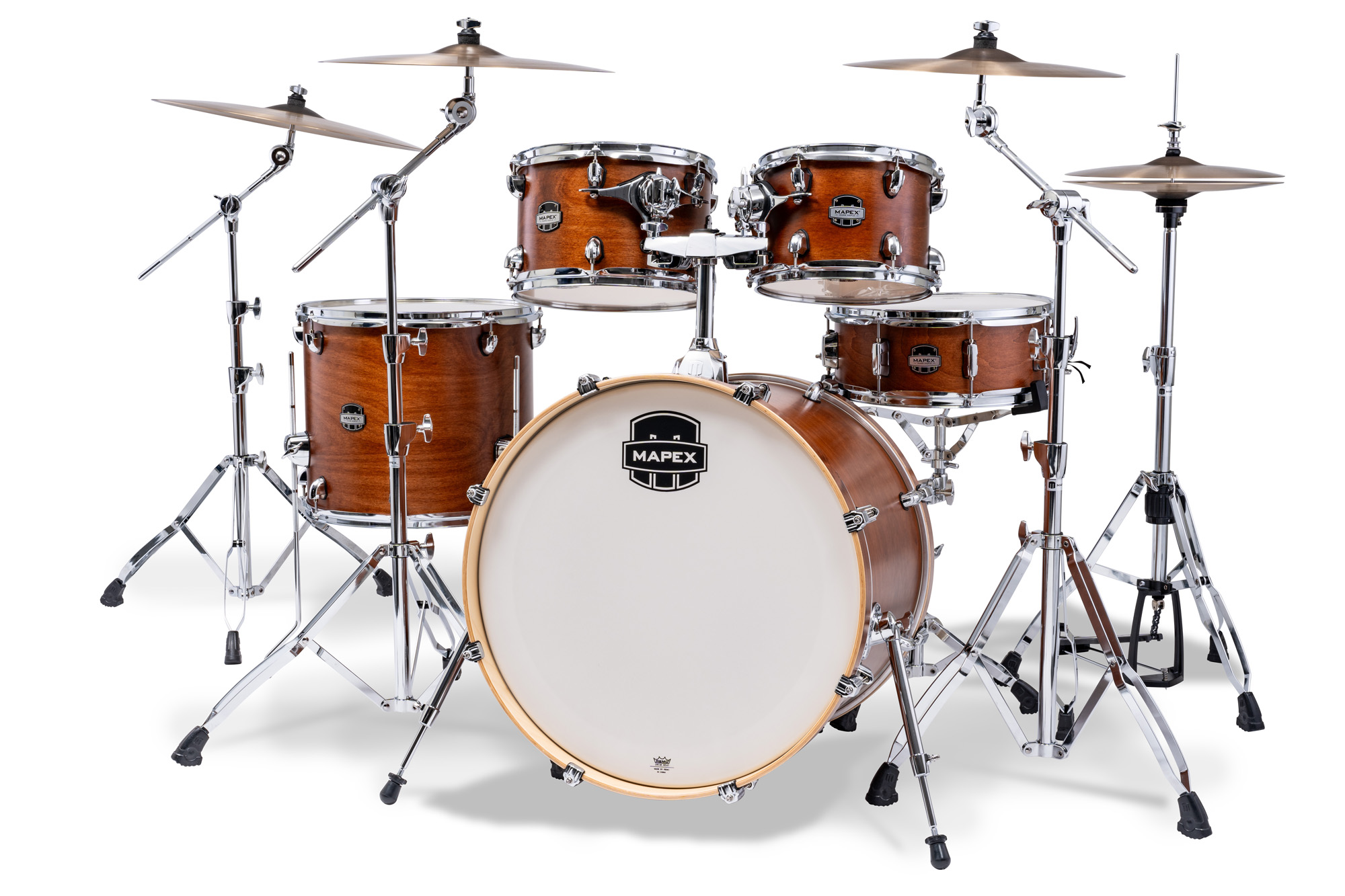 Mapex Mars Maple 22'' / 5f - 5 FÛts - Cortado Satin - Batterie Acoustique Rock - Variation 1
