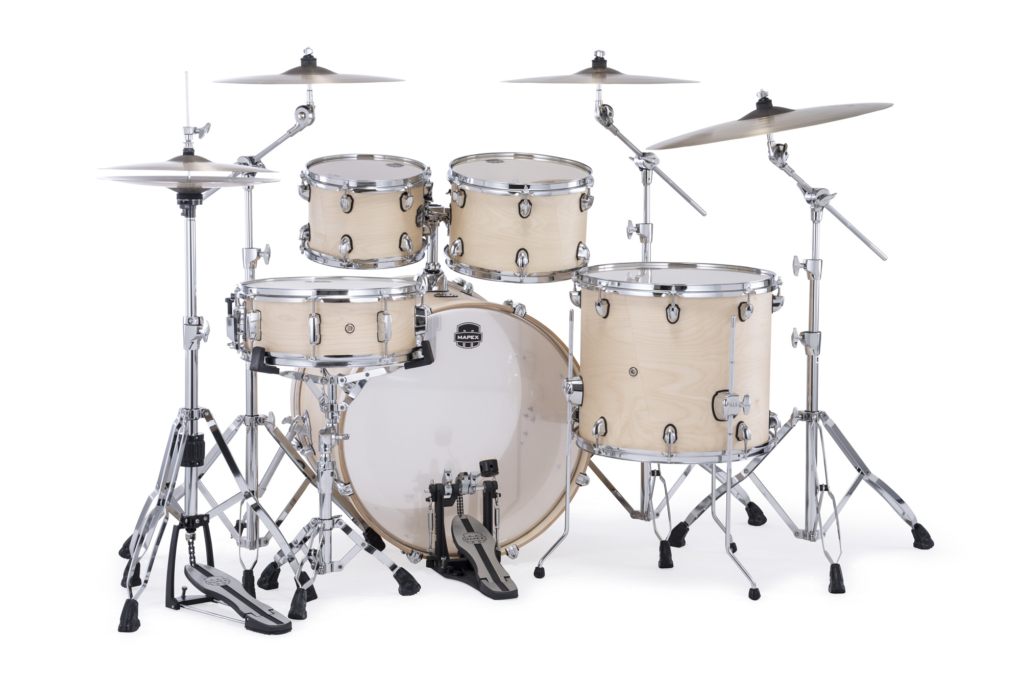 Mapex Mars Maple 22'' / 5f - 5 FÛts - Natural Satin - Batterie Acoustique Rock - Variation 2