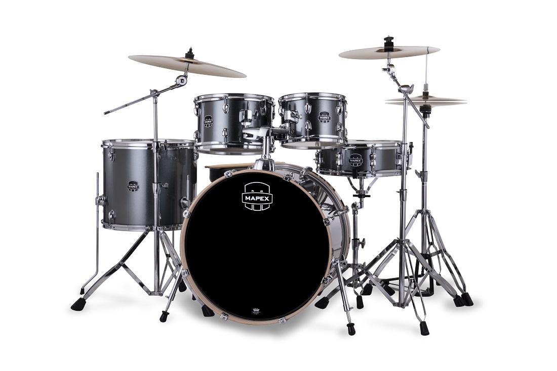 Mapex Venus Rock 22'' - 5 FÛts - Steel Blue Metallic - Batterie Acoustique Rock - Variation 1