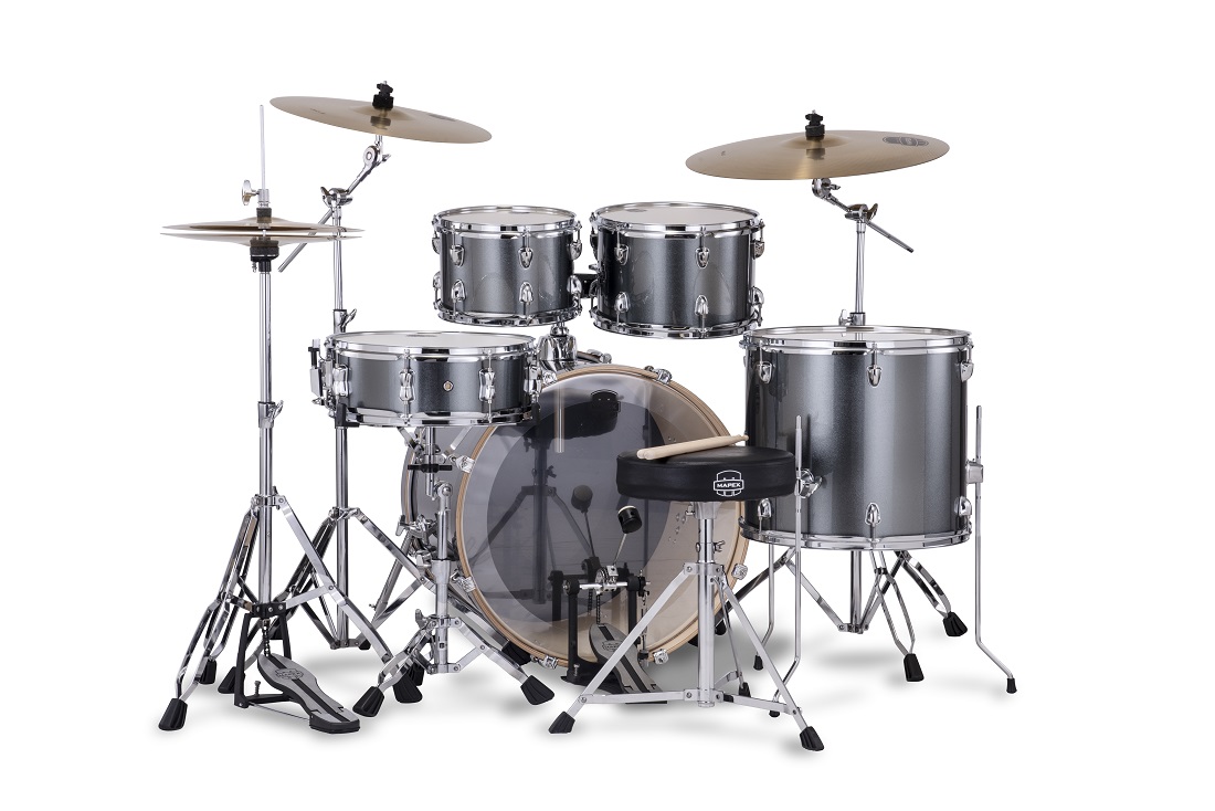 Mapex Venus Rock 22'' - 5 FÛts - Steel Blue Metallic - Batterie Acoustique Rock - Variation 2