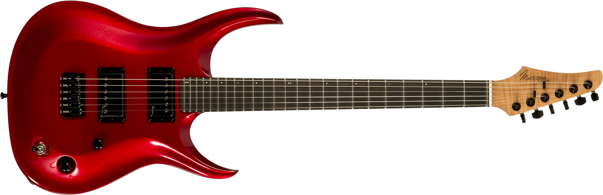 Marceau Guitars Redoutable Standard 2h Ht Ric #s43724 - Candy Apple Red - Guitare Électrique MÉtal - Main picture