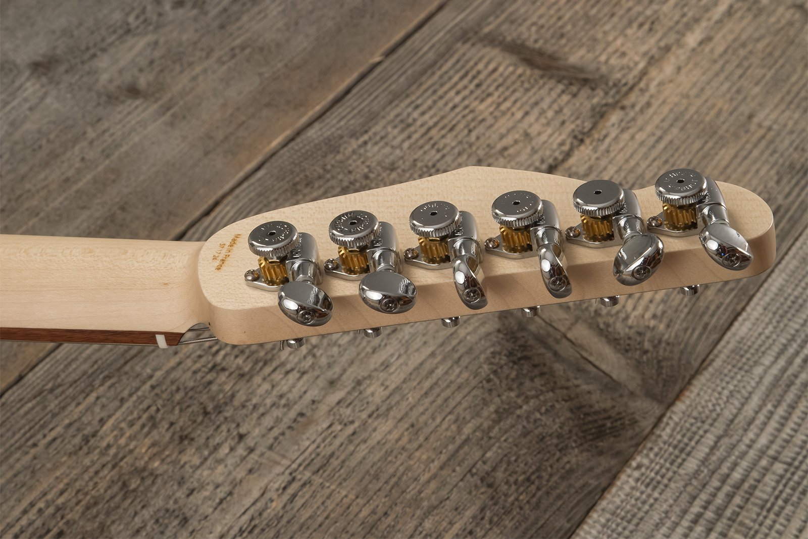 Marceau Guitars Deferlante Standard 2s Trem Pf #s71724 - Lake Placid Blue - Guitare Électrique RÉtro Rock - Variation 10