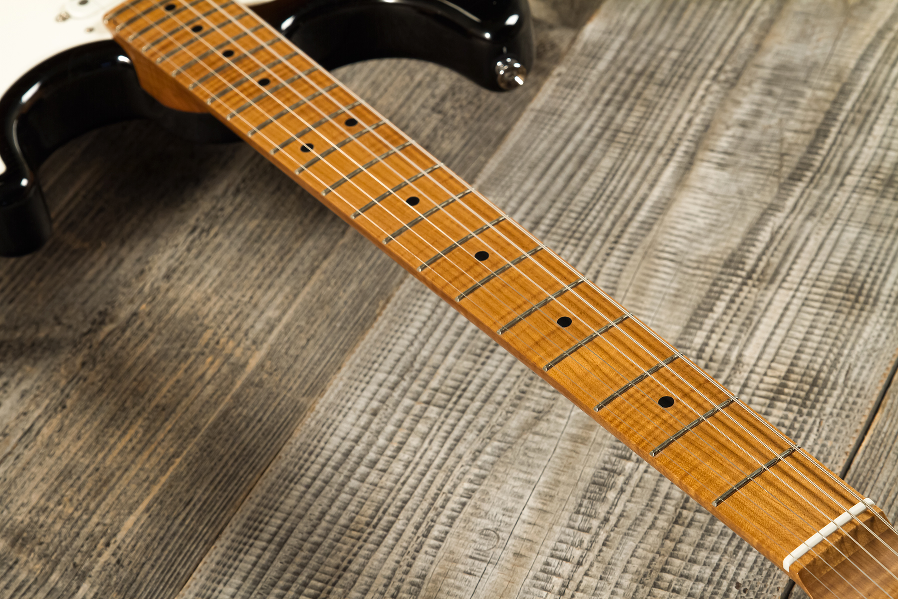 Marceau Guitars Experience Traditional 3s Trem Mn #t227024 - Heavy Relic Burst 3 Tons - Guitare Électrique Forme Str - Variation 5