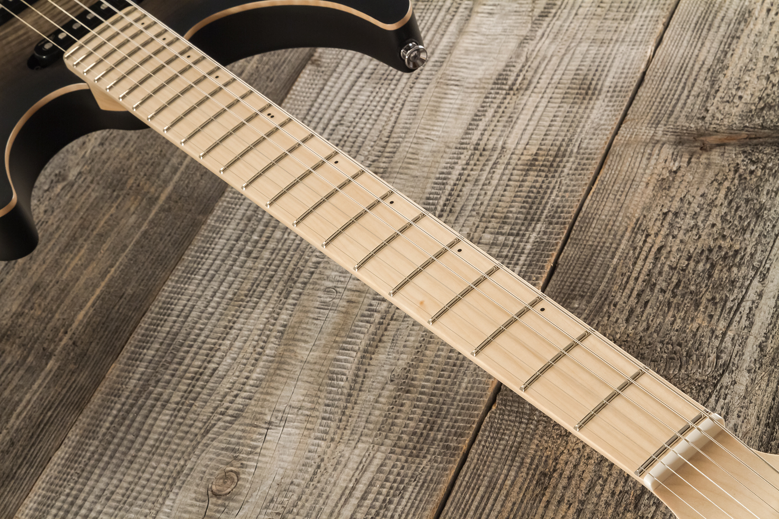Marceau Guitars Fascinante Standard Hss Trem Mn #s17224 - Black Burst Satin - Guitare Électrique Forme Str - Variation 6