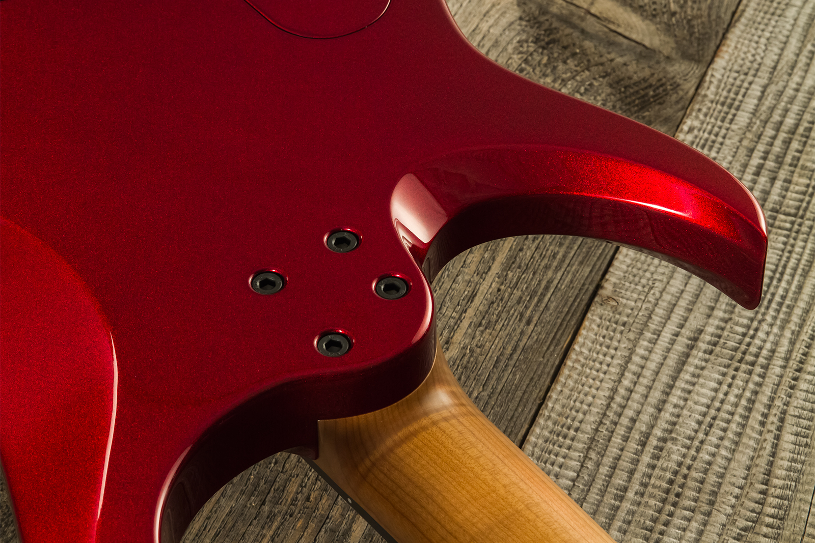 Marceau Guitars Redoutable Standard 2h Ht Ric #s43724 - Candy Apple Red - Guitare Électrique MÉtal - Variation 8