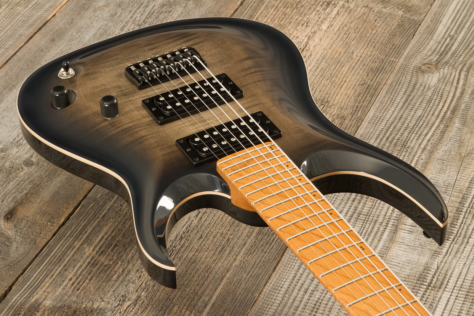 Marceau Guitars Redoutable Standard 7c 2h Ht Ric #s43824 - Burst - Guitare Électrique MÉtal - Variation 2
