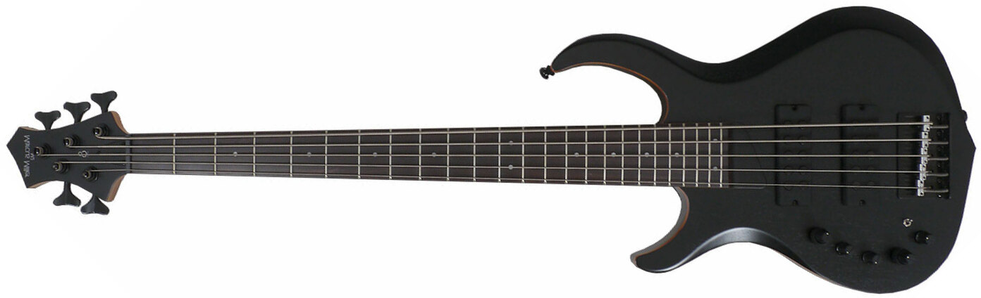 Marcus Miller M2 5st Bks Gaucher Lh Active Rw - Black Satin - Basse Électrique Solid Body - Main picture