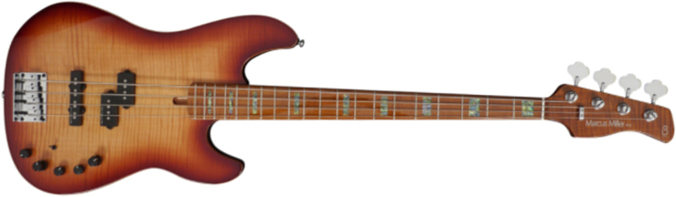 Marcus Miller P10 Alder 4st Active Mn - Tobacco Sunburst - Basse Électrique Solid Body - Main picture