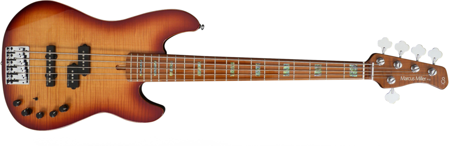 Marcus Miller P10 Alder 5st Active Mn - Tobacco Sunburst - Basse Électrique Solid Body - Main picture