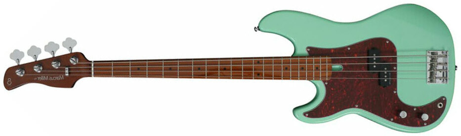 Marcus Miller P5 Alder 4st Lh Gaucher Mn - Mild Green - Basse Électrique Solid Body - Main picture