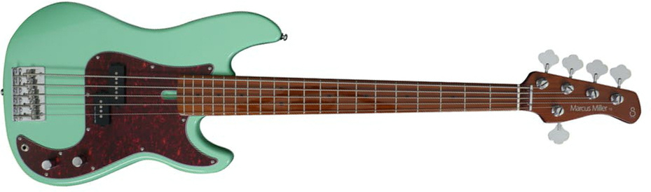 Marcus Miller P5 Alder 5st Mn - Mild Green - Basse Électrique Solid Body - Main picture