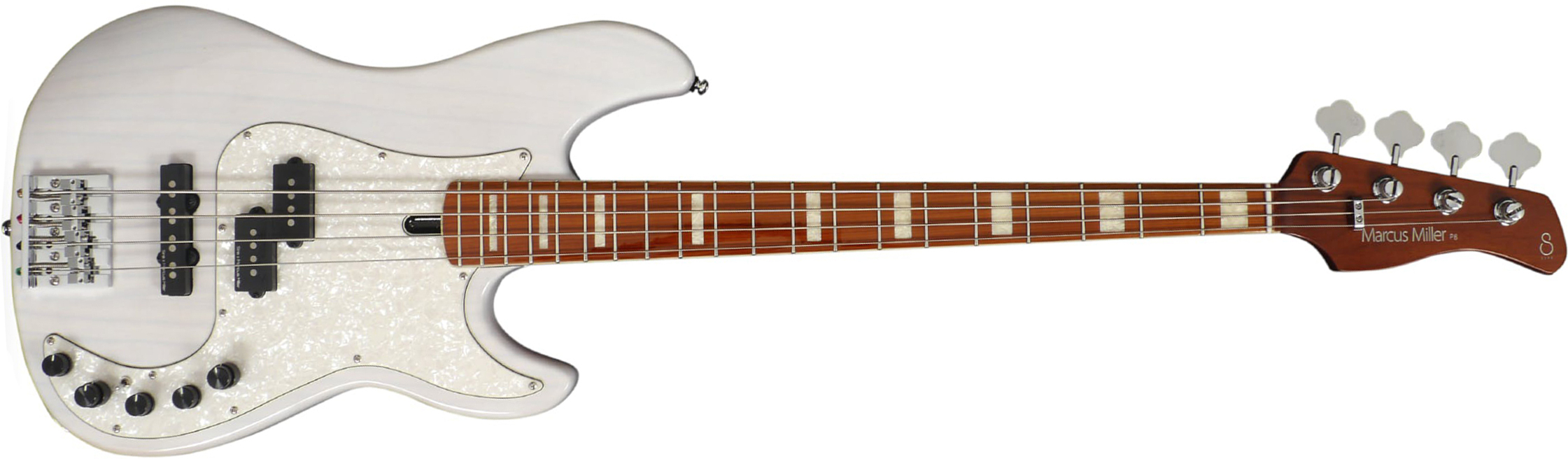 Marcus Miller P8 4st Active Mn - White Blonde - Basse Électrique Solid Body - Main picture