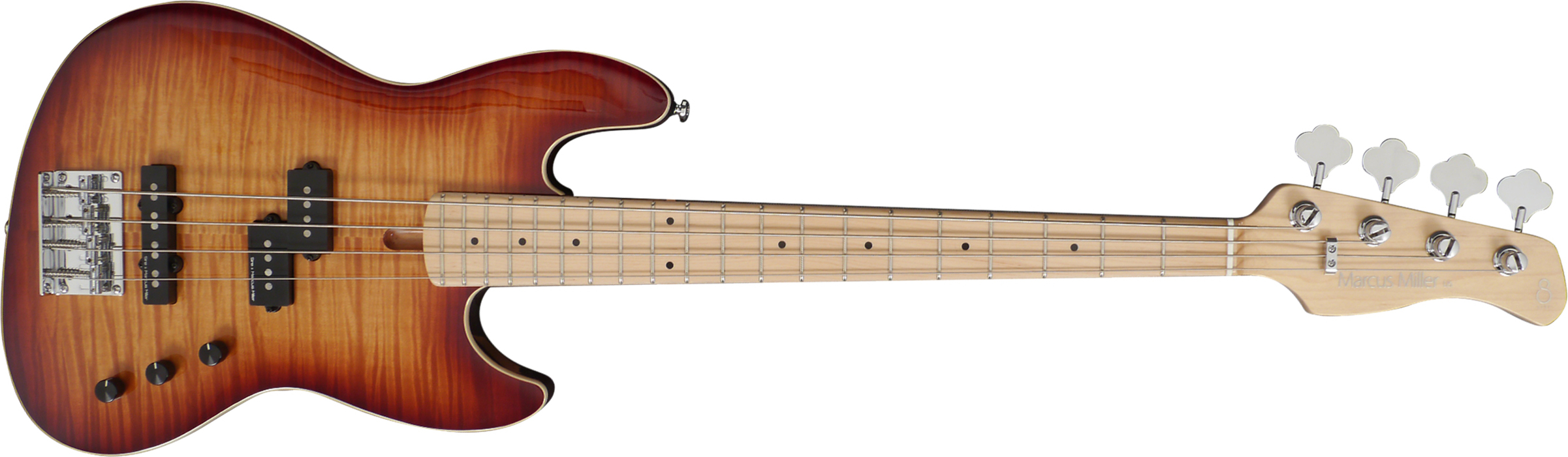 Marcus Miller U5 Alder Fretless 4st Mn - Tobacco Sunburst - Basse Électrique Solid Body - Main picture