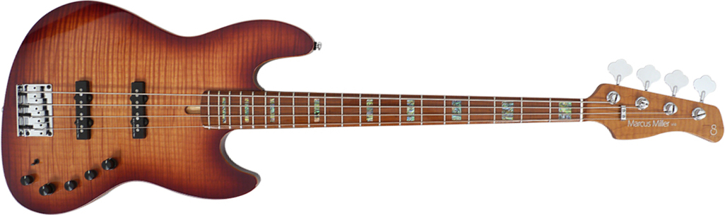 Marcus Miller V10 Swamp Ash 4st 2nd Generation Mn Sans Housse - Tobacco Sunburst - Basse Électrique Solid Body - Main picture