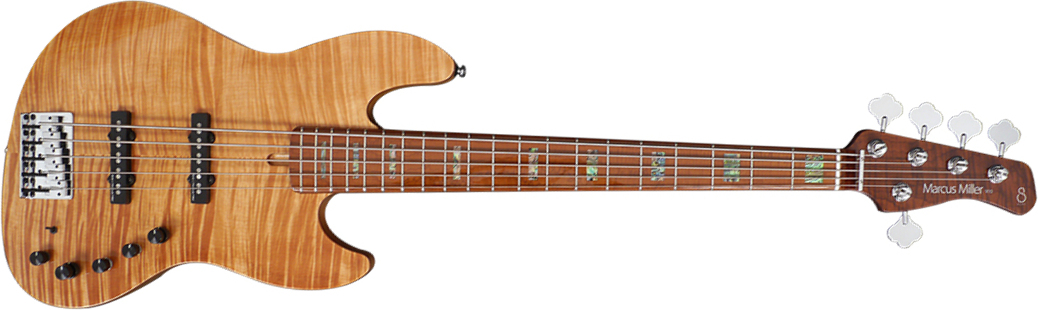 Marcus Miller V10 Swamp Ash 5st 2nd Generation Mn Sans Housse - Natural - Basse Électrique Solid Body - Main picture