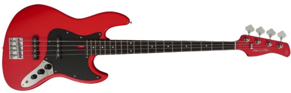 Marcus Miller V3 4st 2nd Generation Active Rw Sans Housse - Red Satin - Basse Électrique Solid Body - Main picture