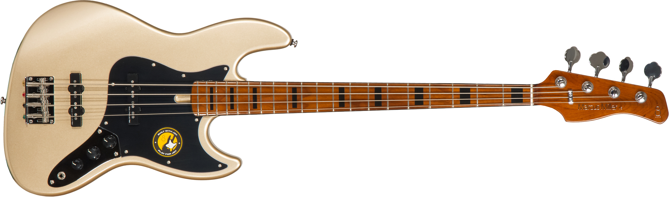 Marcus Miller V5 4st Mn - Champagne Gold Metallic - Basse Électrique Solid Body - Main picture