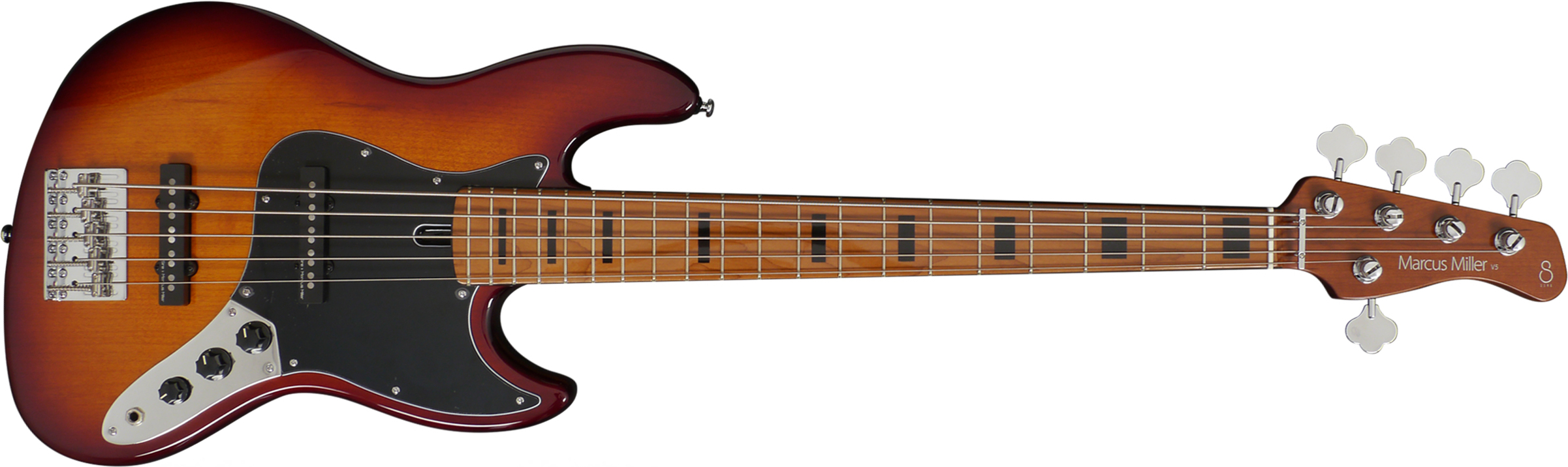 Marcus Miller V5 Alder 5st Mn - Tobacco Sunburst - Basse Électrique Solid Body - Main picture