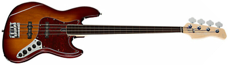 Marcus Miller V7 Alder 4st 2nd Generation Fretless Eb Sans Housse - Tobacco Sunburst - Basse Électrique Solid Body - Main picture