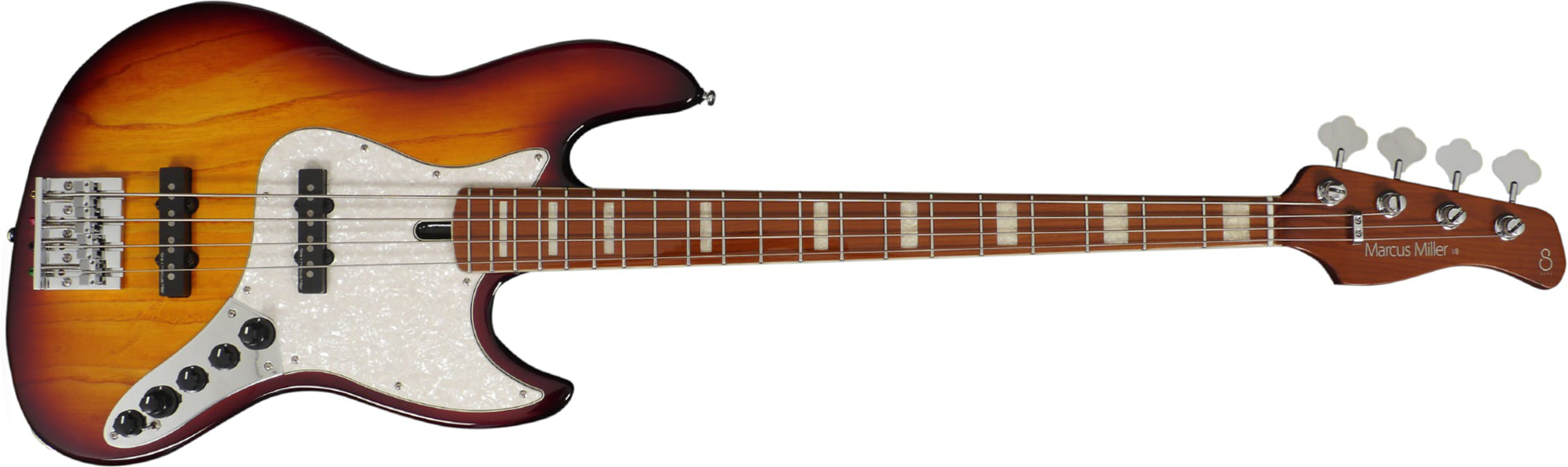 Marcus Miller V8 4st Active Mn - Tobacco Sunburst - Basse Électrique Solid Body - Main picture