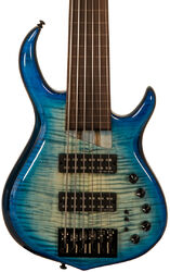 Basse électrique solid body Marcus miller M7 Swamp Ash 6ST Fretless 2nd Gen - Transparent blue