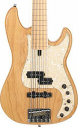 Basse électrique solid body Marcus miller P7 Swamp Ash 5ST 2nd Gen Fretless - Natural