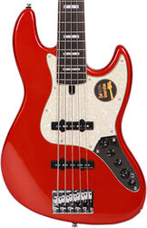 Basse électrique solid body Sire Marcus Miller V7 Alder 5ST 5-String (2nd Gen) - Bright metallic red