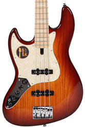 Basse électrique solid body Marcus miller V7 Swamp Ash 4ST 2nd Gen Gaucher (No Bag) - Tobacco sunburst