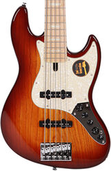 Basse électrique solid body Marcus miller V7 Swamp Ash 5ST 2nd Gen (No Bag) - Tobacco sunburst