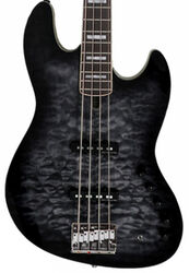 Basse électrique solid body Sire Marcus Miller V9 Swamp Ash 4ST (2nd Gen) - Transparent black