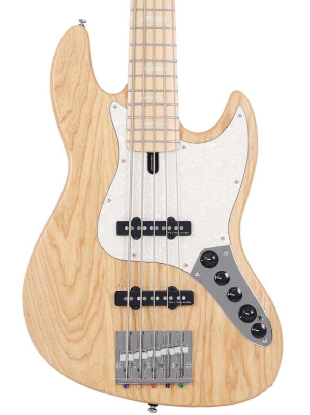Basse électrique solid body Sire Marcus Miller V7 Ash Reissue 5ST 5-String - Natural satin