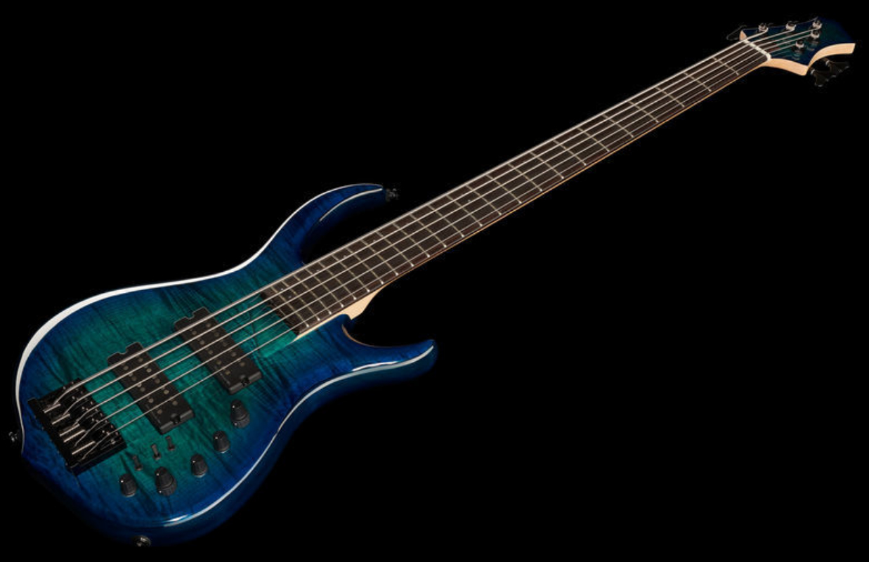 Marcus Miller M7 Alder 5st 2nd Generation 5-cordes Active Eb Sans Housse - Transparent Blue Burst - Basse Électrique Solid Body - Variation 1