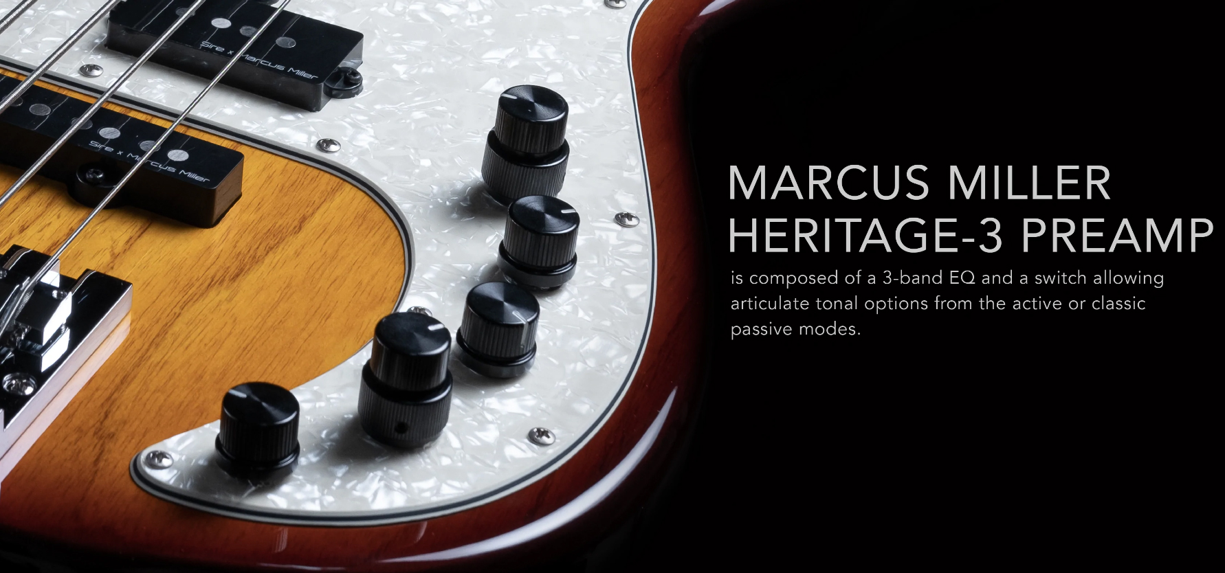 Marcus Miller P8 5st 5c Active Mn - Tobacco Sunburst - Basse Électrique Solid Body - Variation 2