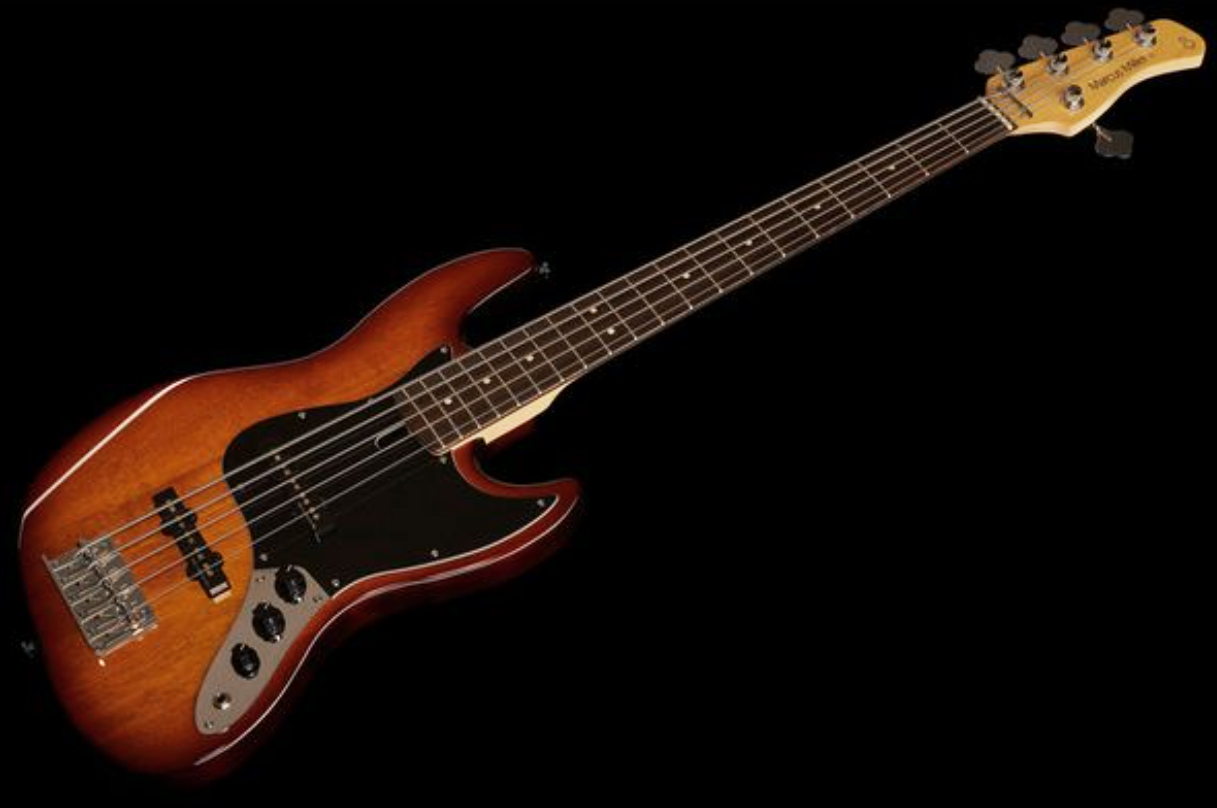 Marcus Miller V3p 5st 5c Rw - Tobacco Sunburst - Basse Électrique Solid Body - Variation 1