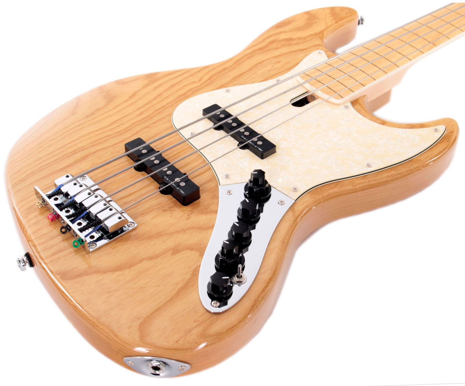 Marcus Miller V7 Swamp Ash Fretless 4st 2nd Generation Active Mn - Natural - Basse Électrique Solid Body - Variation 2