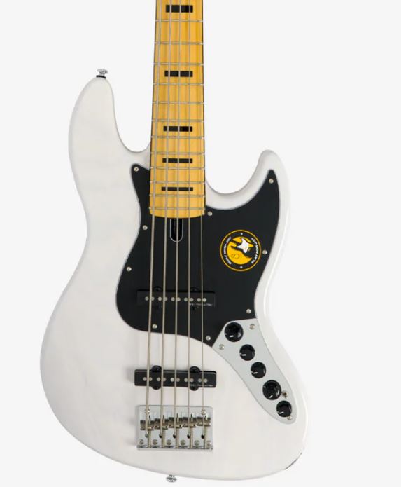 Marcus Miller V7 Vintage Alder 5st Awh Mn Active - Antique White - Basse Électrique Solid Body - Variation 3