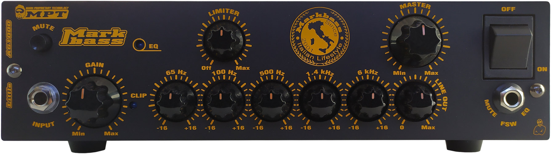 Markbass Andrew Gouche Little Ag 1000w Head Signature - TÊte Ampli Basse - Variation 1