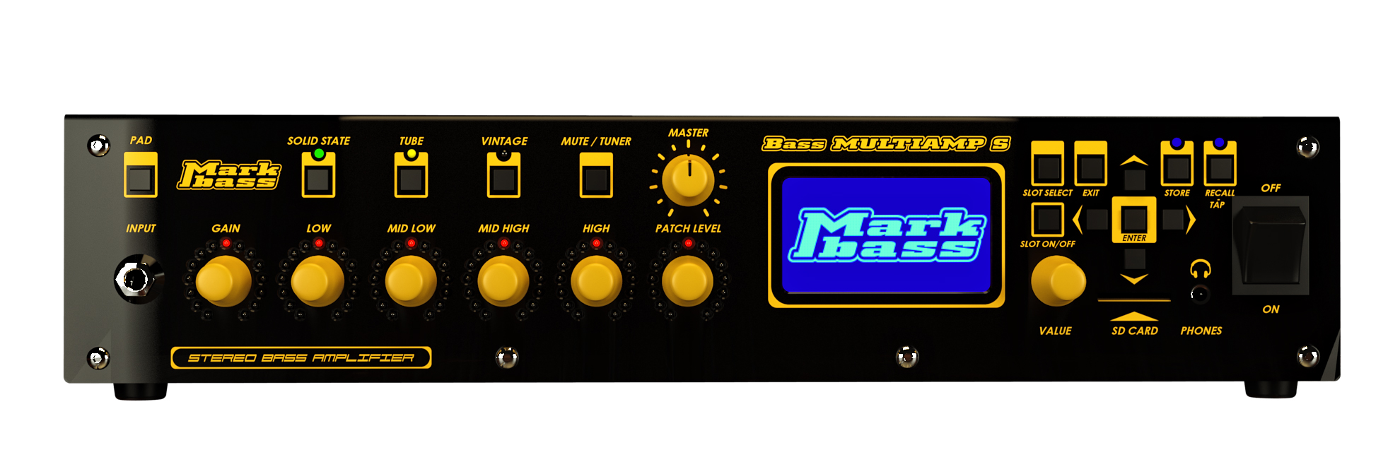 Markbass Bass Multiamp S 2015 Stereo Bass Amplifier 2x500w 4ohms - TÊte Ampli Basse - Variation 1