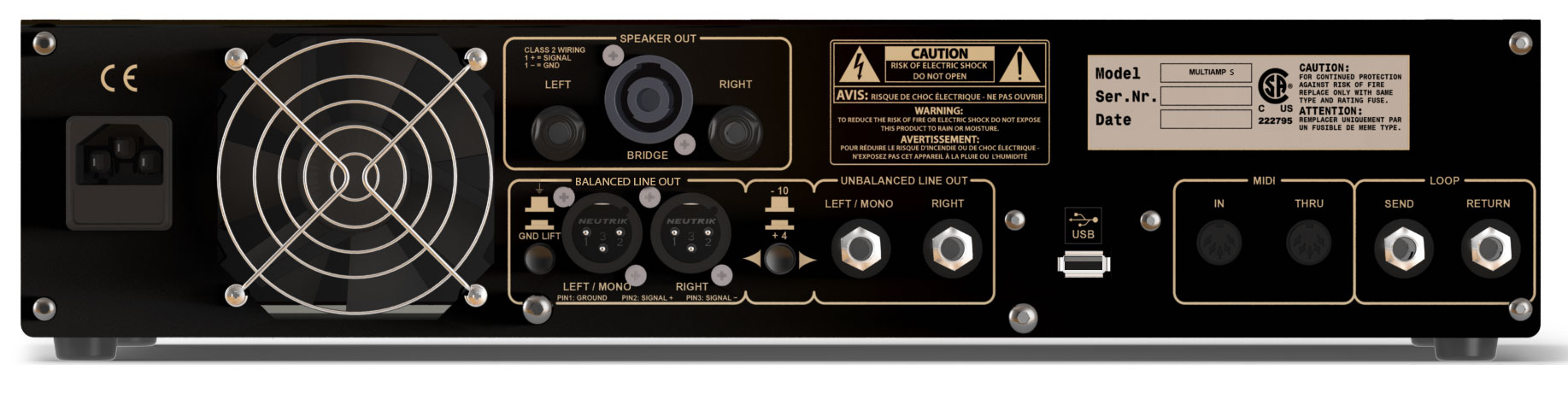 Markbass Bass Multiamp S 2015 Stereo Bass Amplifier 2x500w 4ohms - TÊte Ampli Basse - Variation 2