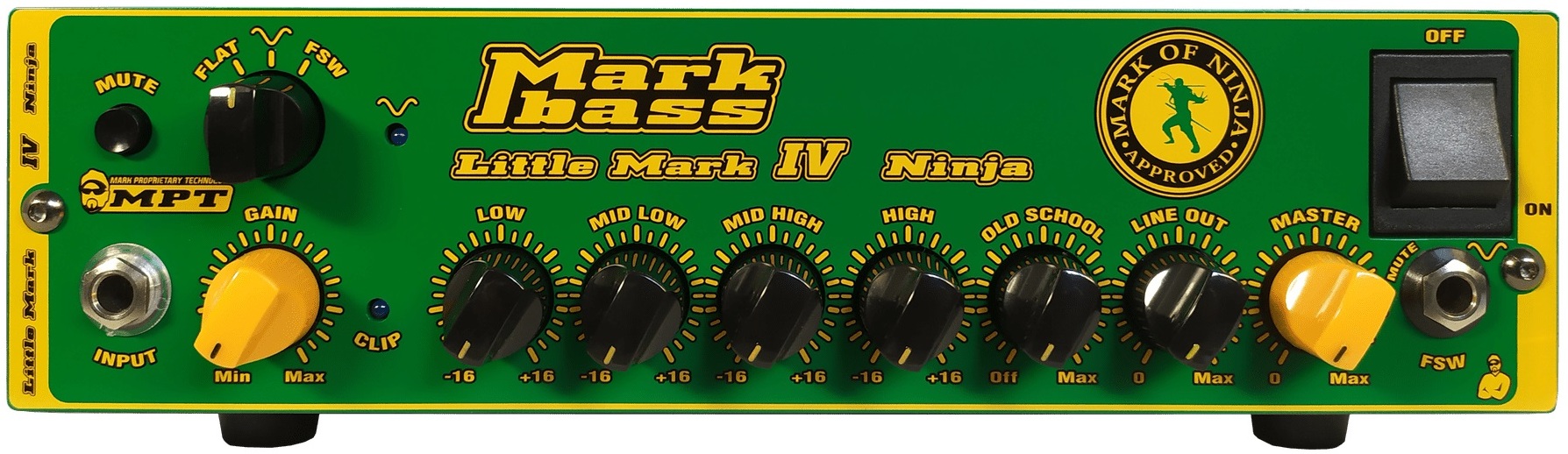Markbass Little Mark Iv Ninja Head 600w - TÊte Ampli Basse - Main picture